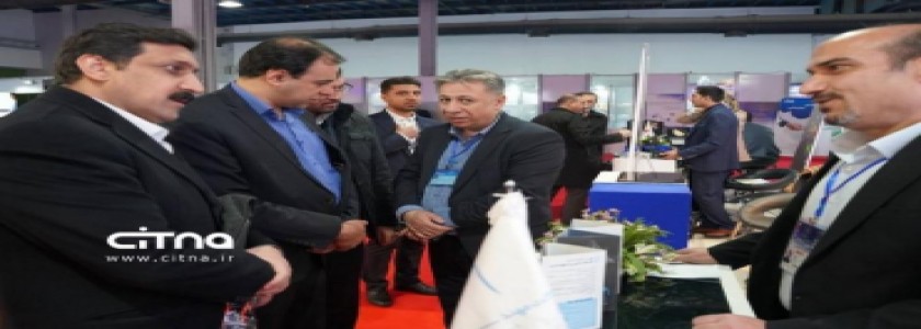 بازدید جمعی از مدیران کانون‌ ملی کارآفرینان برتر رسمی از نمایشگاه تلکام